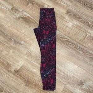 Fabletics butterfly workout leggings